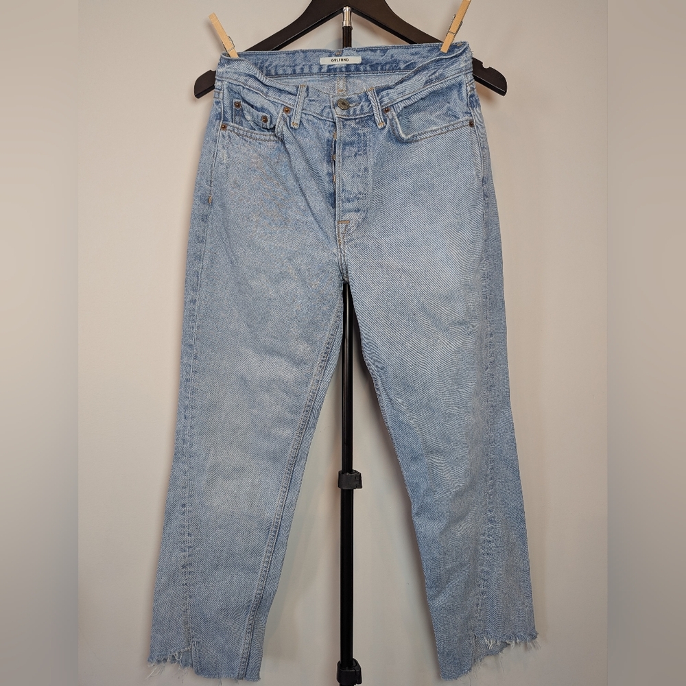 GRLFRND Women's Size 26 Carmen Light Blue Straight Leg Jeans